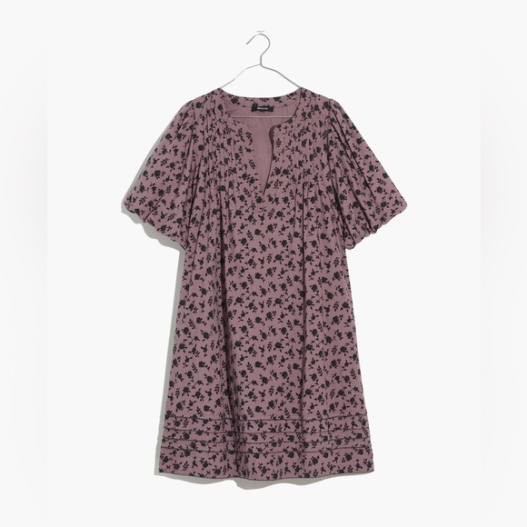 Madewell Dresses & Skirts - Madewell  Tillie Puff-Sleeve Mini Dress in Shadow Blooms size M